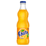4 X Orange fanta 330ml orignal glass bottles