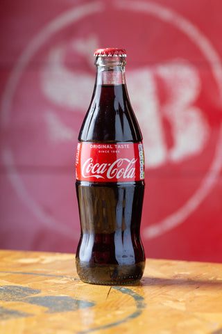 4 X Authentic Coca-Cola Glass Bottles (330ml)