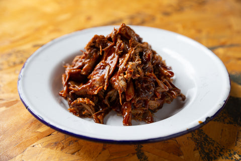 Hickory wood smoked Pulled Pork  ( 250grams )